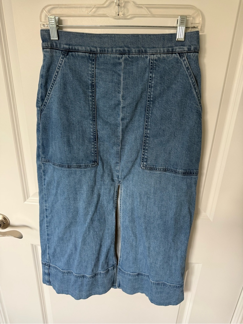 Banana Republic Denim Midi Skirt Size 6